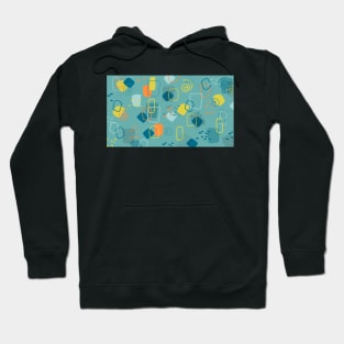 Hand-Drawn Modern Abstract Pattern Hoodie